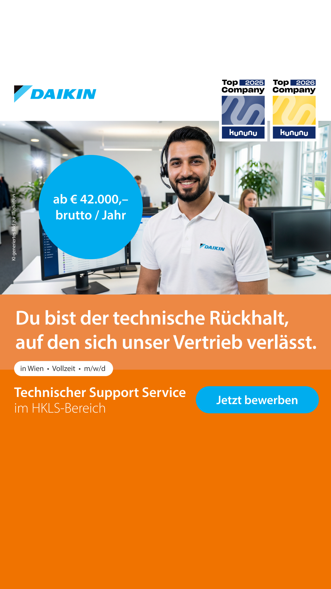 Daikin Austria Facebook ad from May 21, 2026