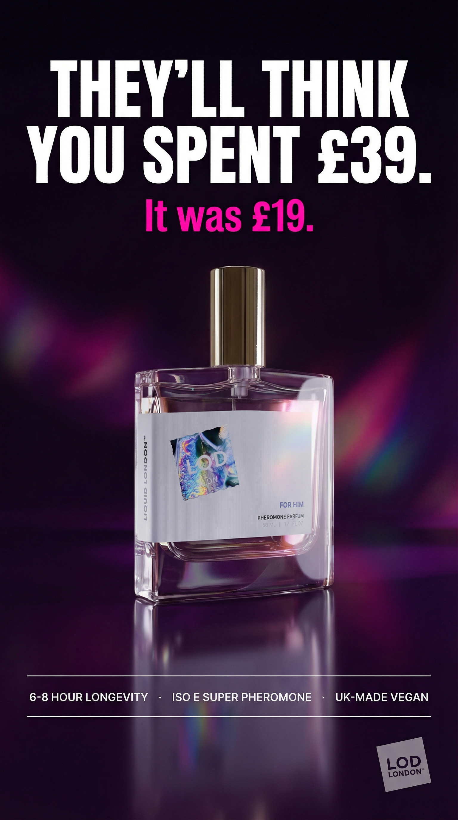 Liquid London Facebook ad