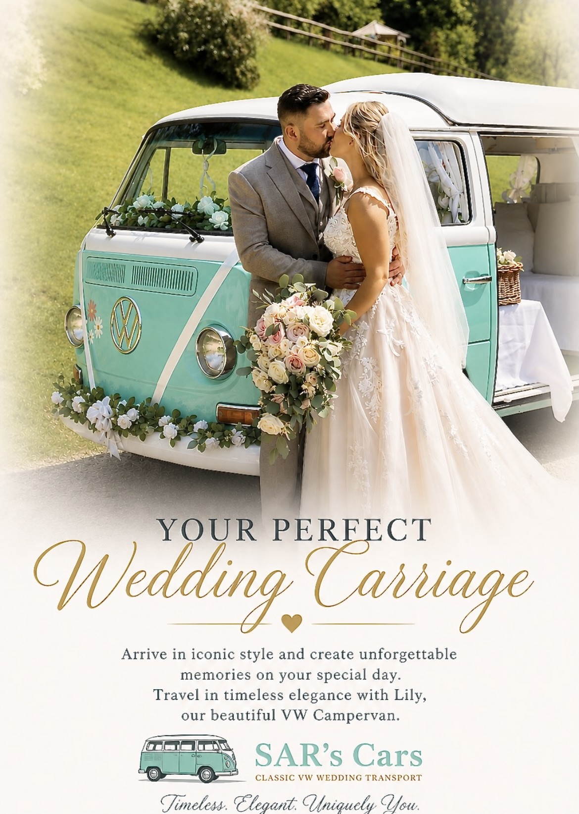 SAR's Cars Dorset Classic VW Campervan Wedding Transport Facebook ad