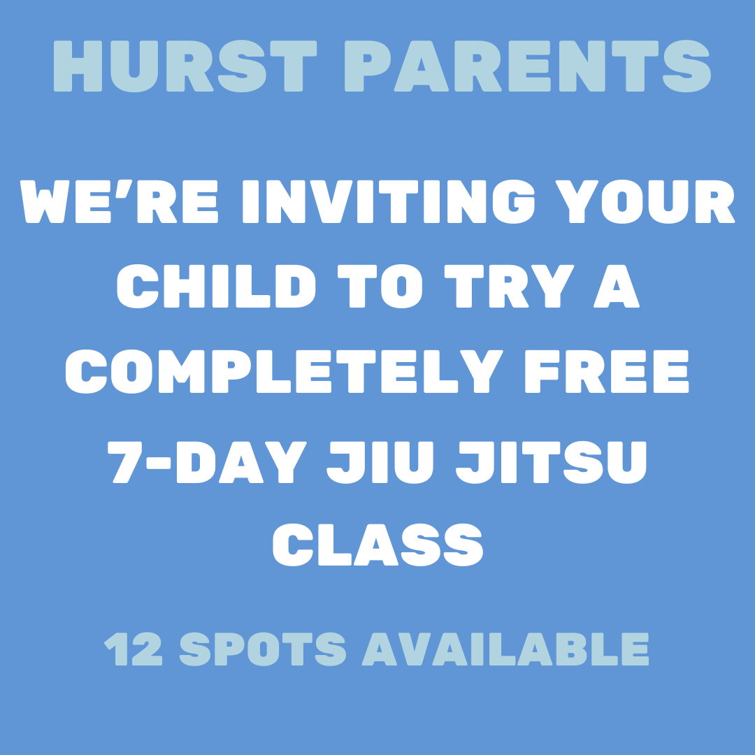 JJ Machado DFW Brazilian Jiu Jitsu Facebook ad: 7-DAY FREE Trial PASS for KIDS