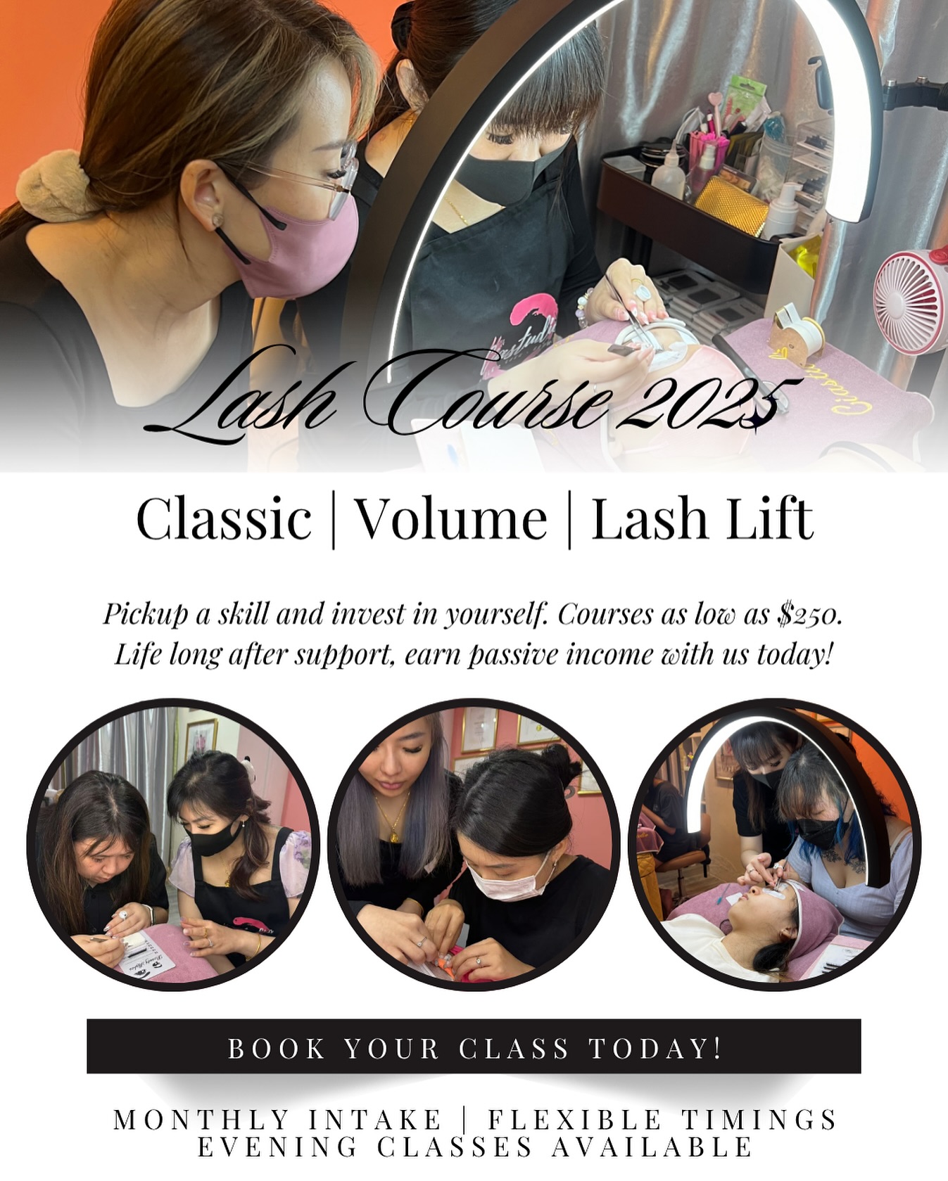 Ciastudio SG Facebook ad: Eyelash Extension & Lash Lift Class