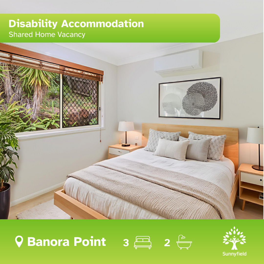 Sunnyfield Disability Services Facebook ad: 2025 Most Trusted NDIS Service Provider Brand