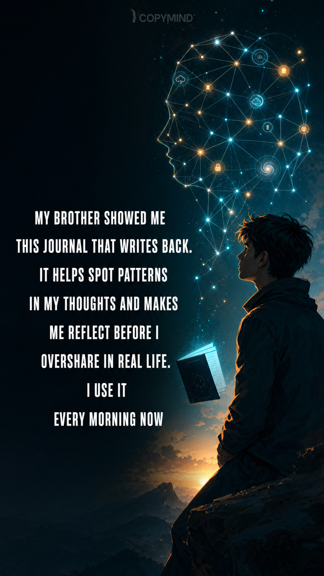 Copymind: AI twin for sel-reflection Facebook ad