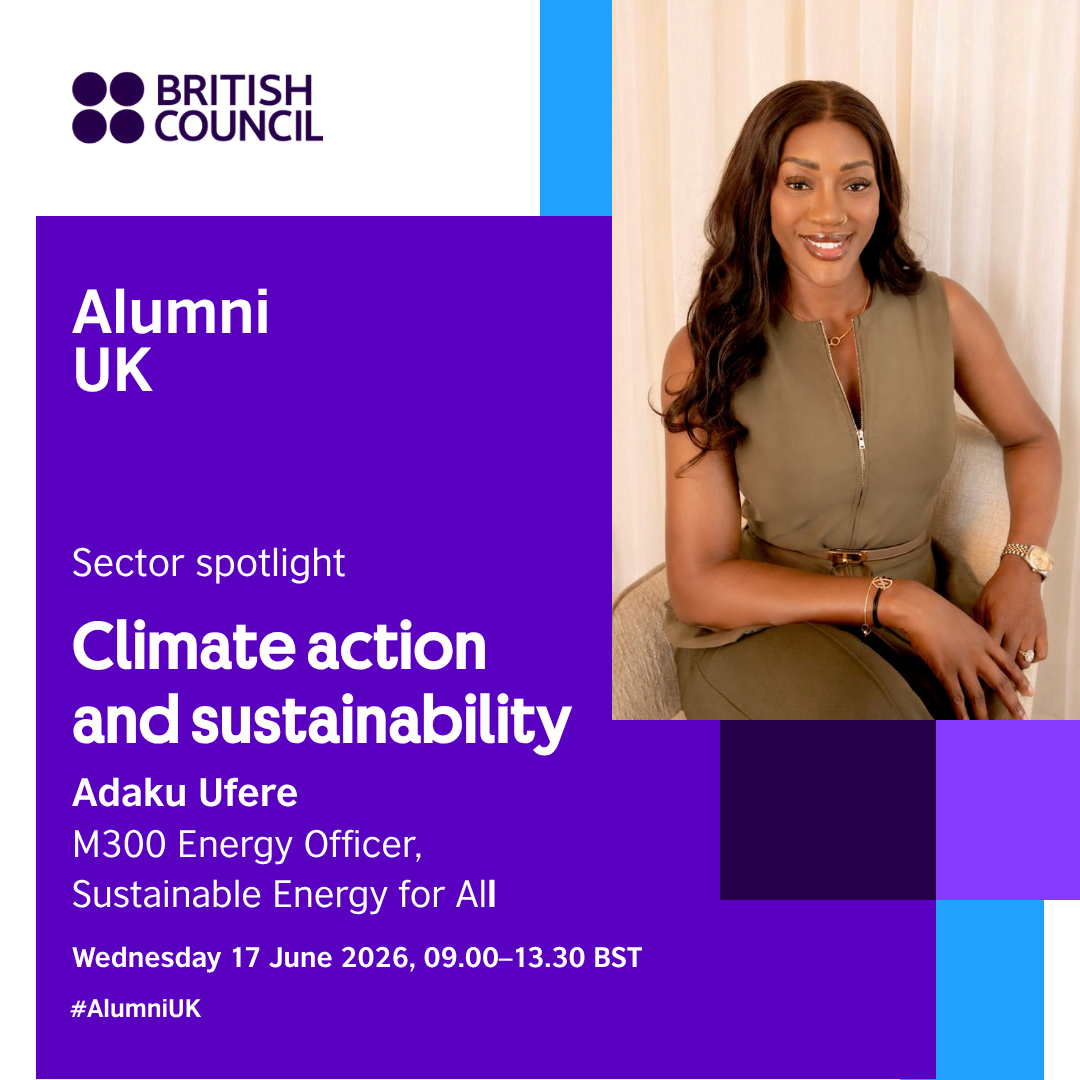 British Council Nigeria Facebook ad: Opportunity for UK alumni