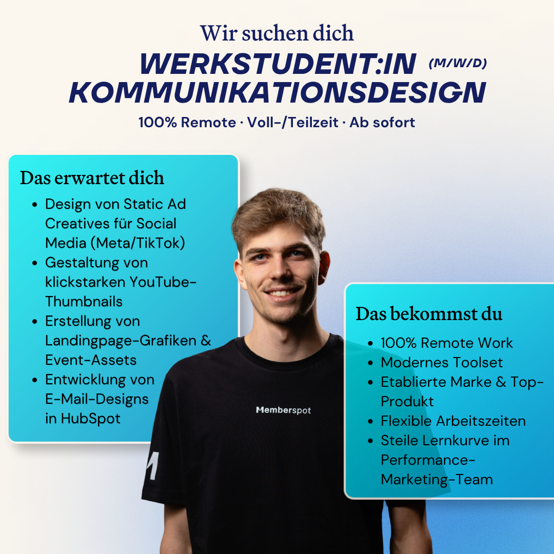 Memberspot GmbH Facebook ad