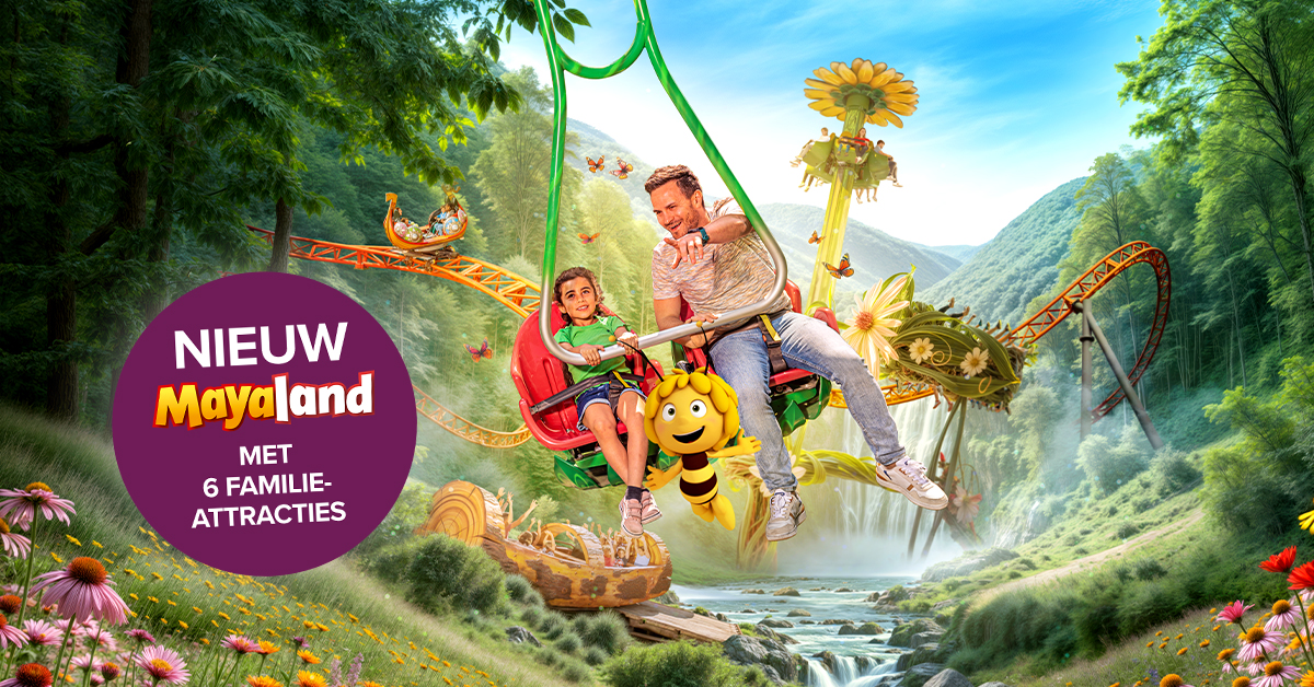 Plopsaland Ardennes Facebook ad: Nieuwe zone: Mayaland