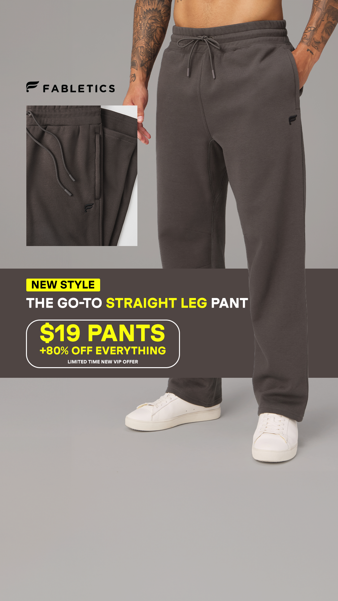 Fabletics Men Facebook ad