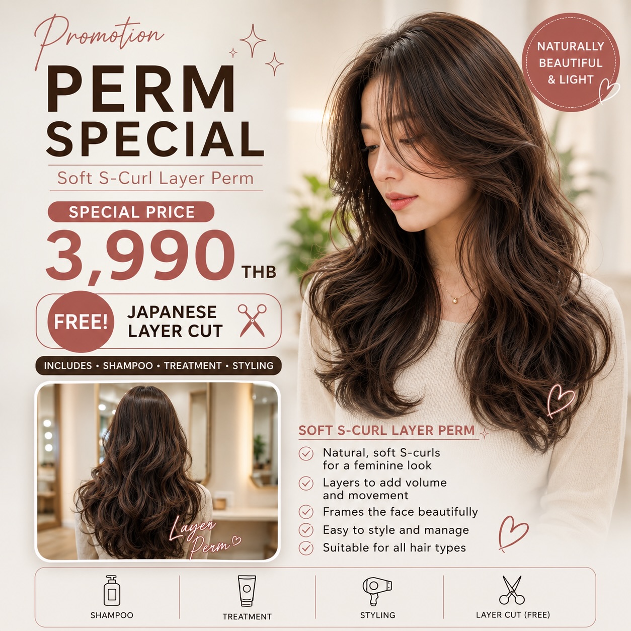 CYAN Hair Glam Facebook ad: The haircut everyone is asking for in Bangkok