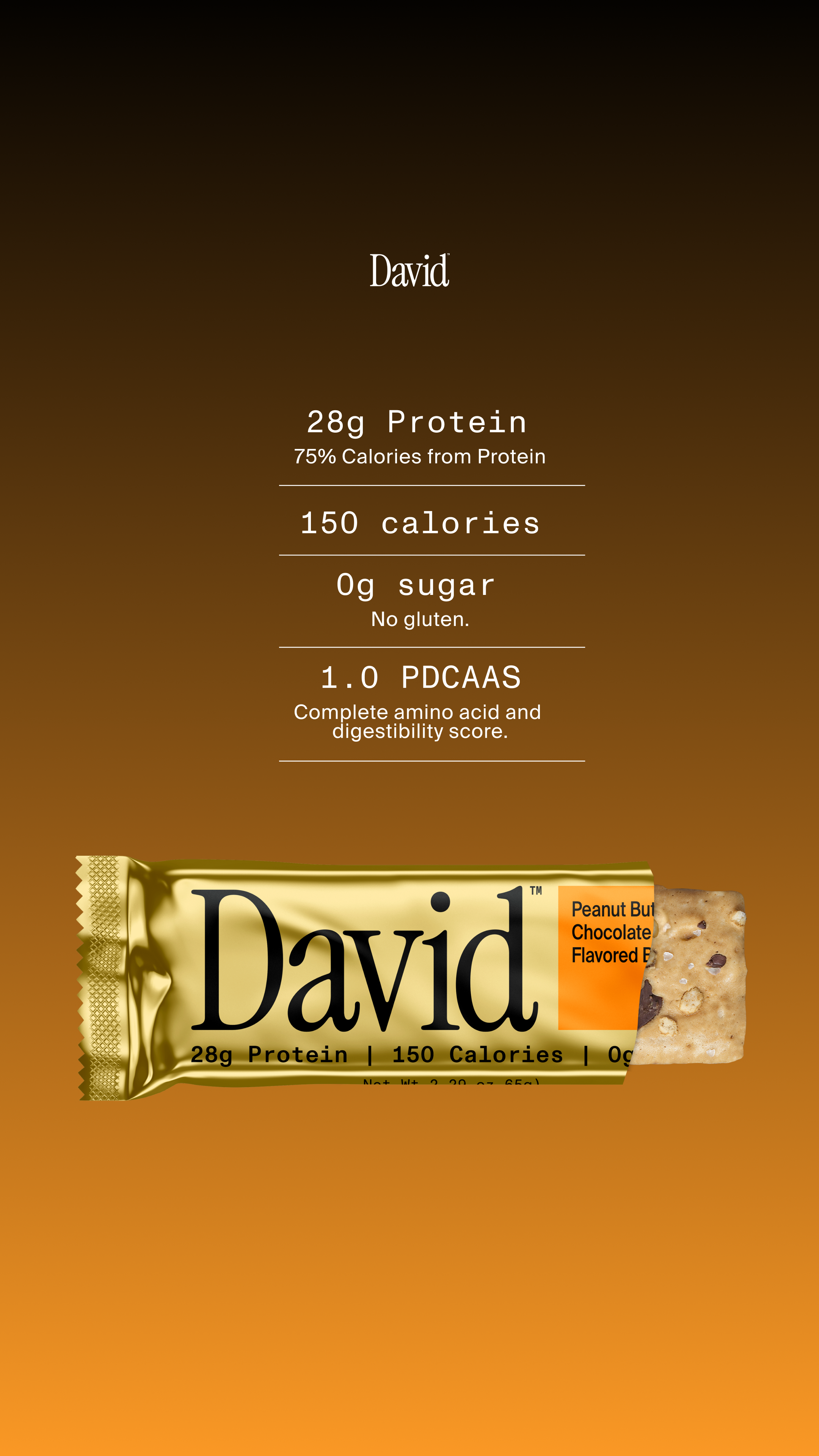 David Protein Facebook ad