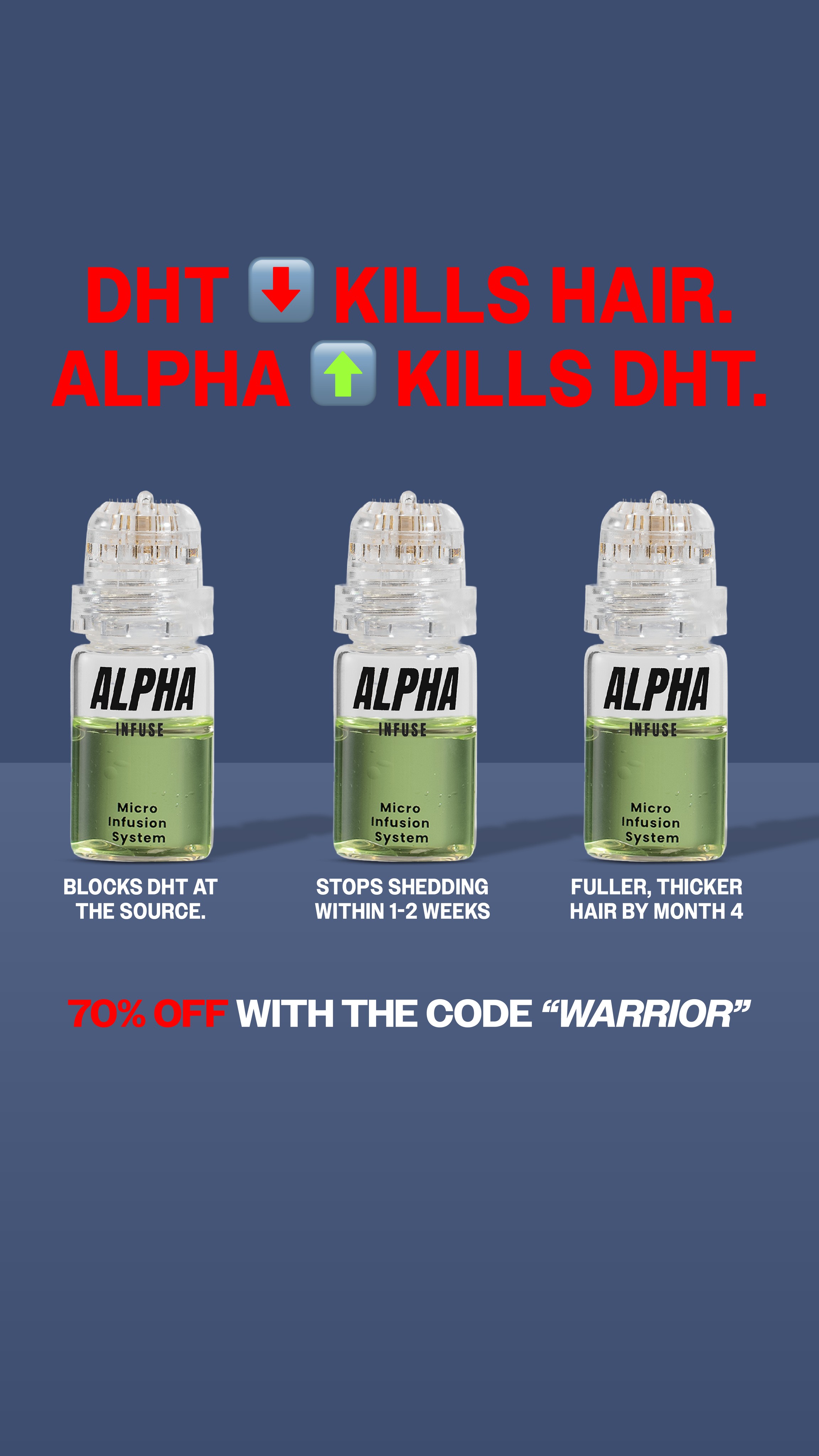 AlphaInfuse Facebook ad