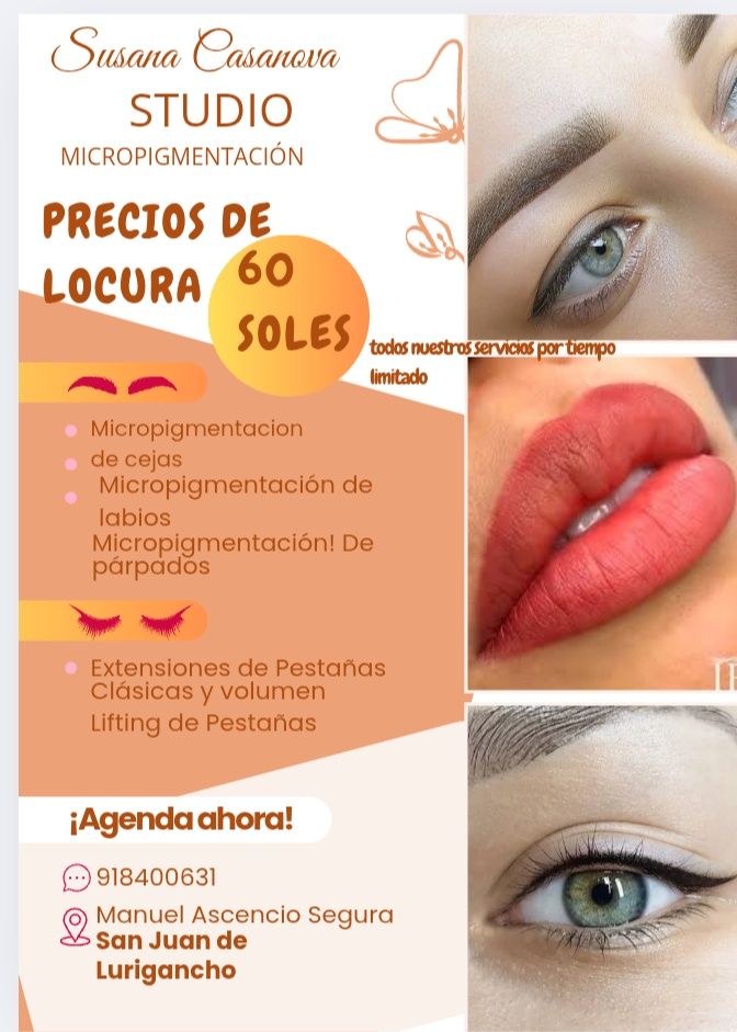 Susana Casanova, Studio micropigmentacion Facebook ad: ¿Quieres realzar tu belleza natural sin maquillaje diario?