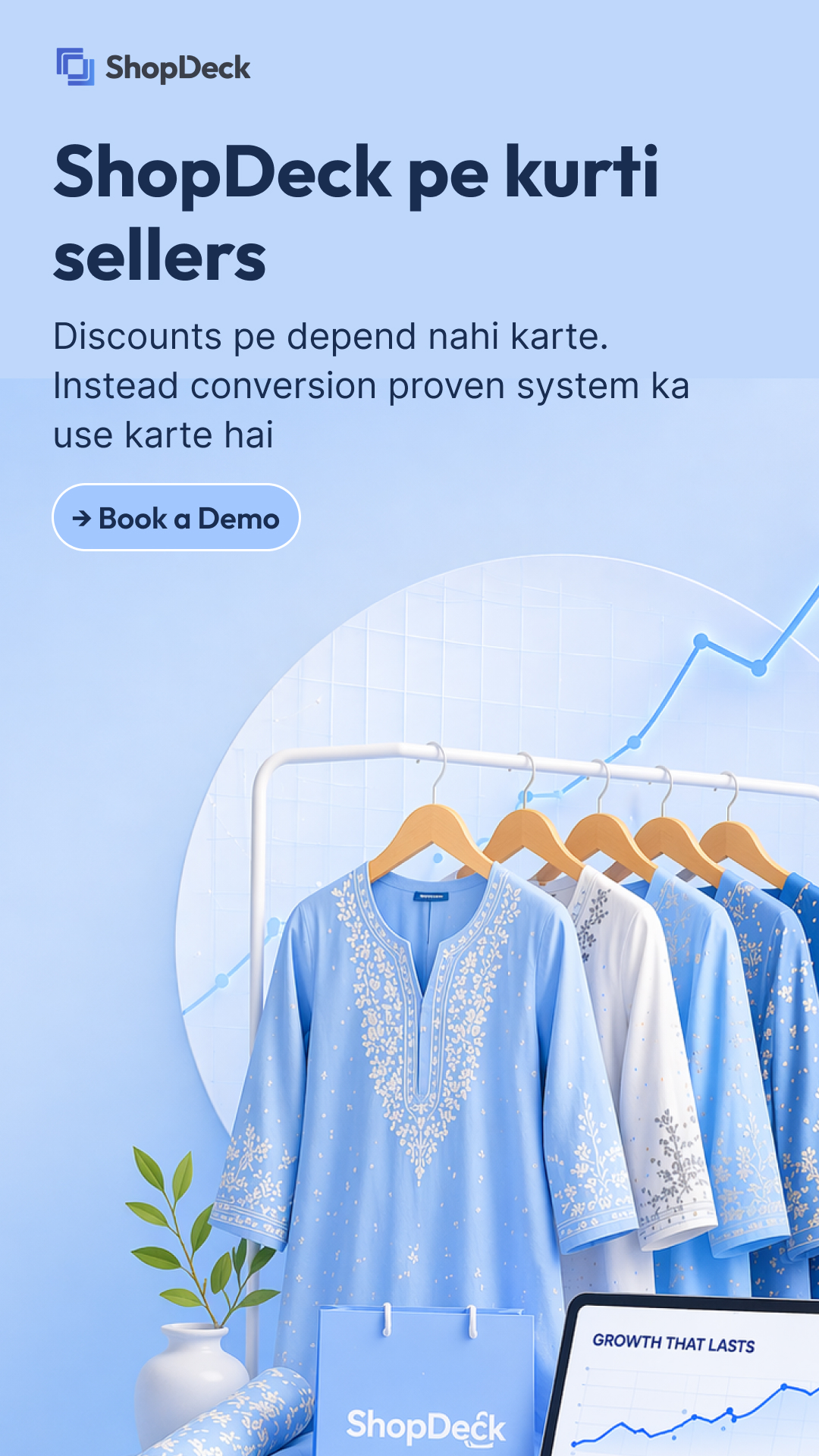 ShopDeck Facebook ad