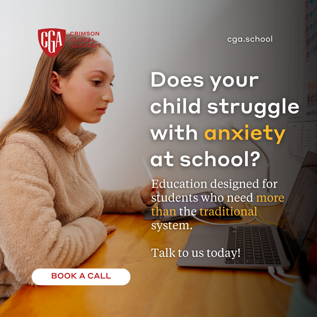 Crimson Global Academy Facebook ad