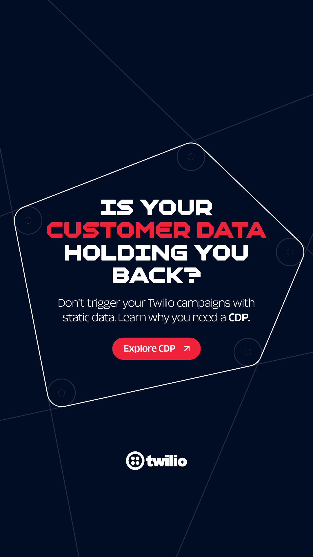 Twilio Facebook ad