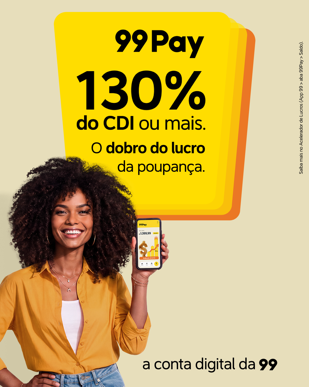 99Pay Facebook ad: Aumente sua lucratividade!