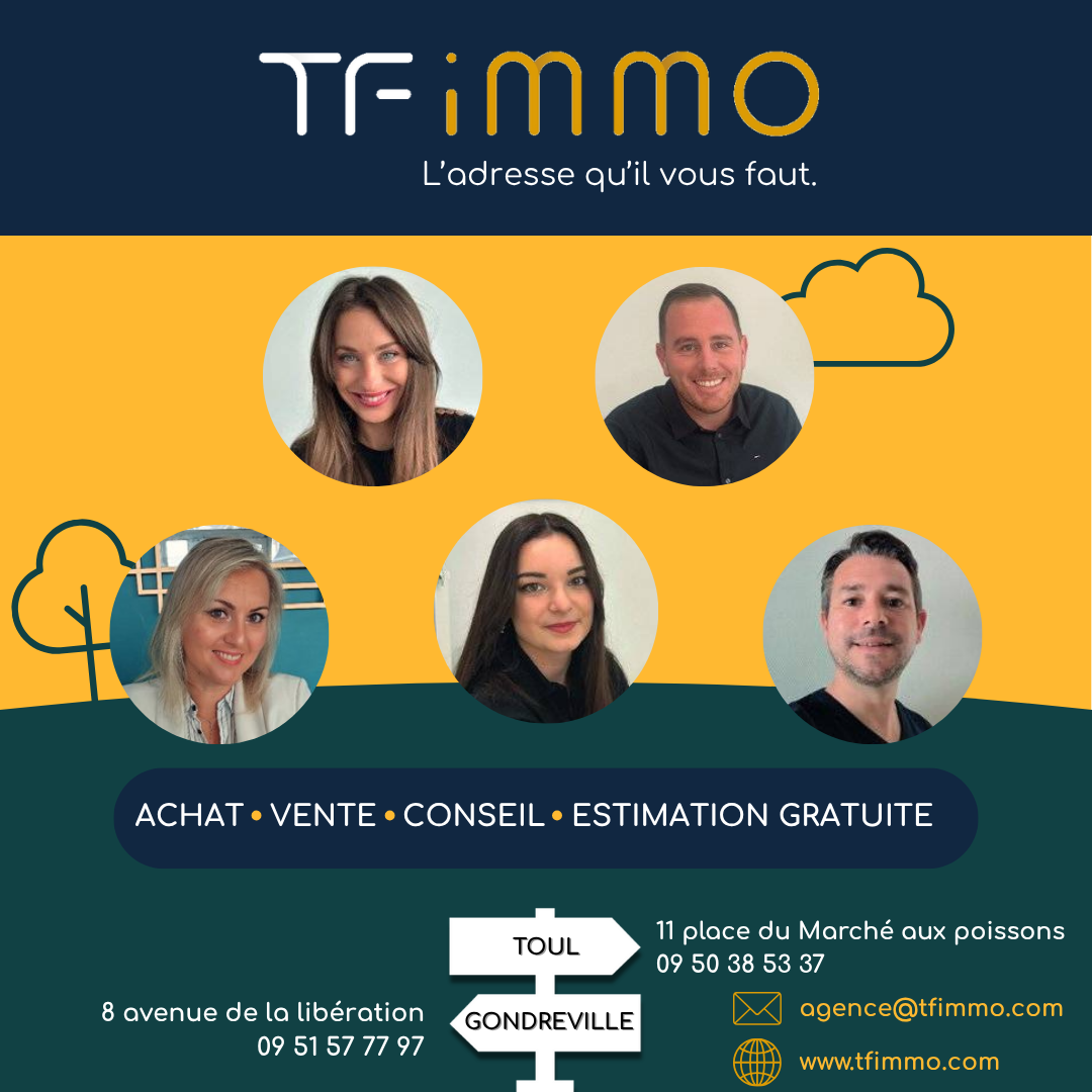 TF IMMO Facebook ad: TF IMMO - Agence Immobilière Toul - Gondreville (dépt. 54)…