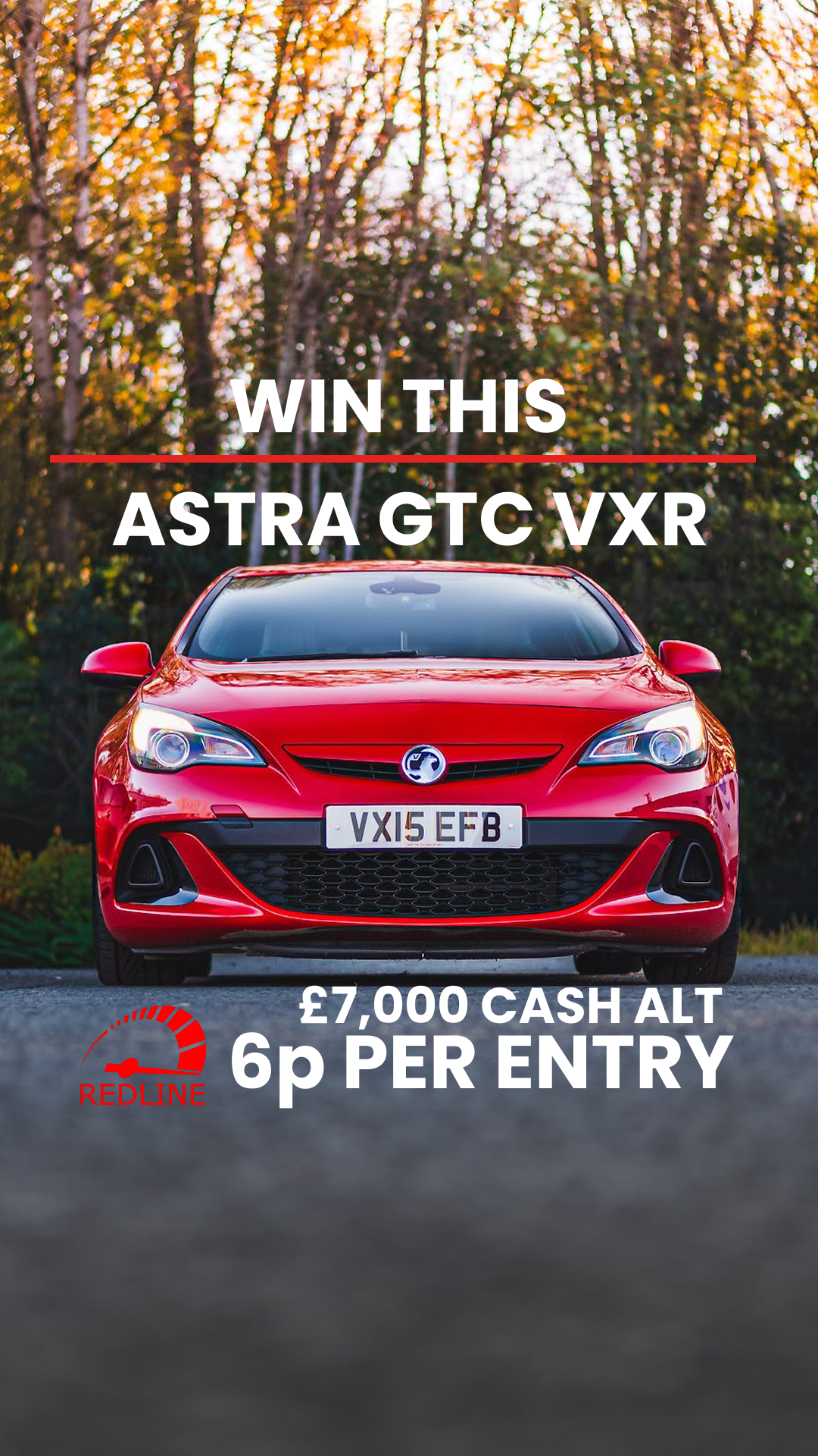 Redline Competitions Facebook ad