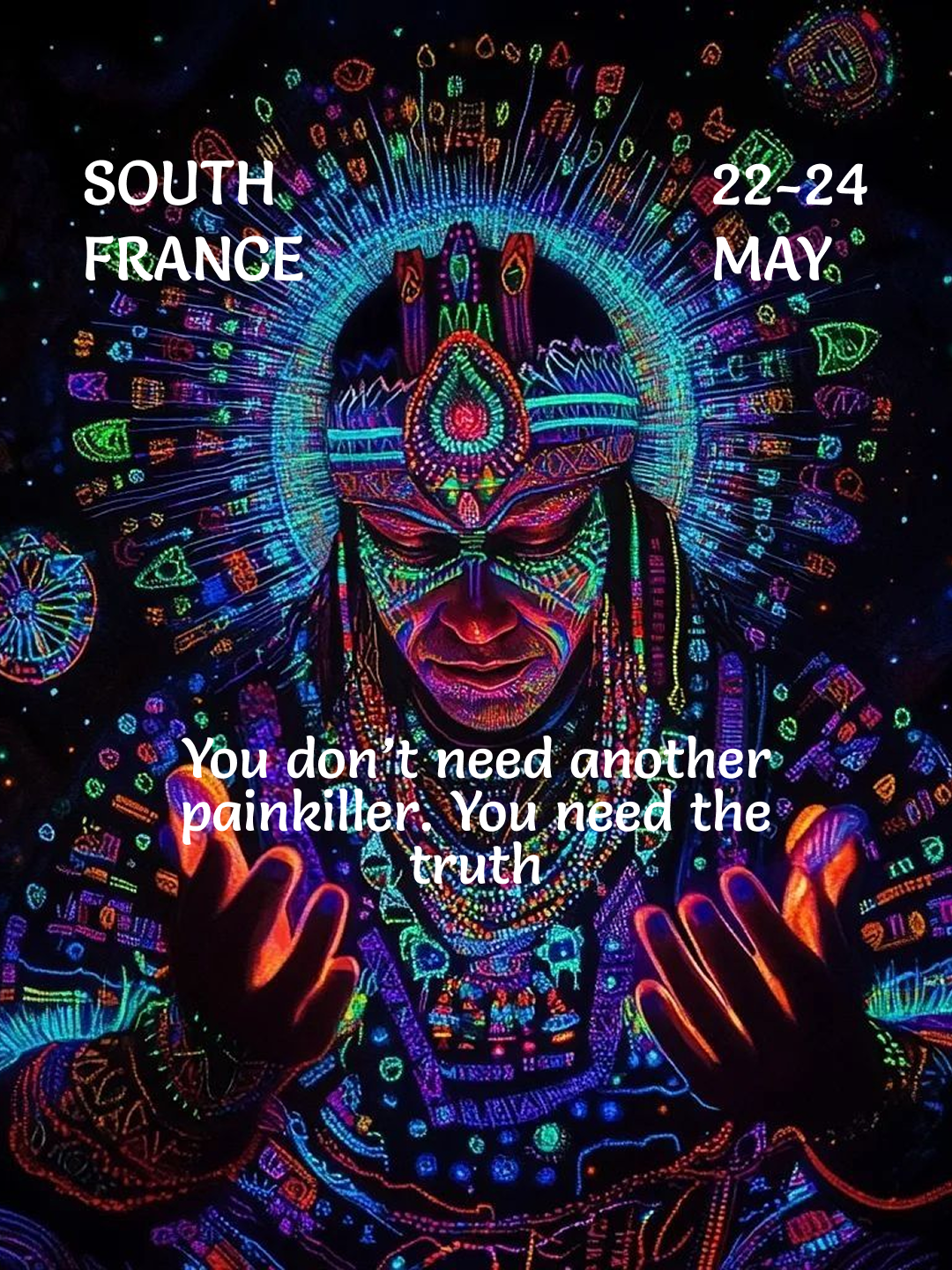 Sacred Retreat Facebook ad: Come experience Soul Healing