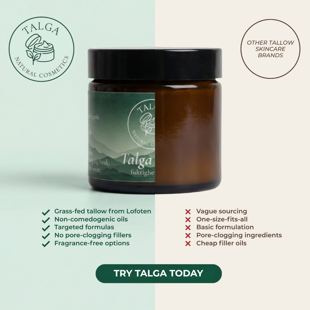 Talga Cosmetics Facebook ad: The formula matters