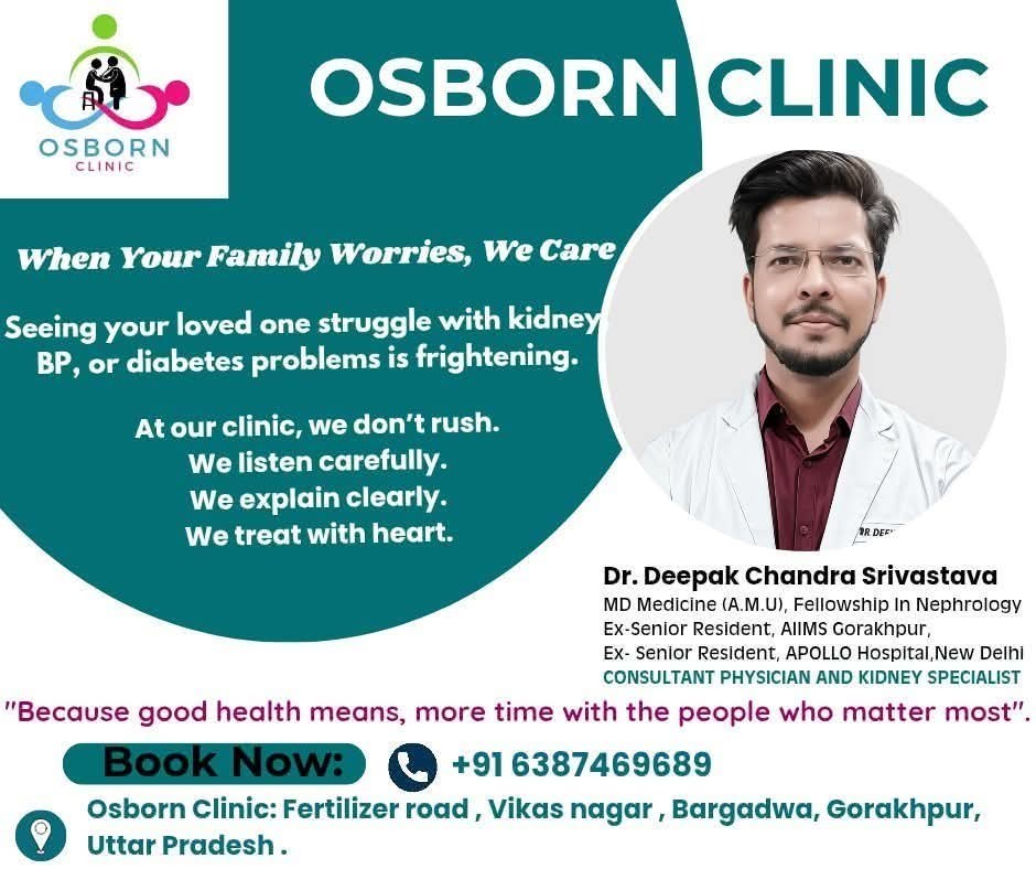Dr. Deepak Chandra Srivastava Facebook ad: MBBS, MD MEDICINE (A.M.U.)