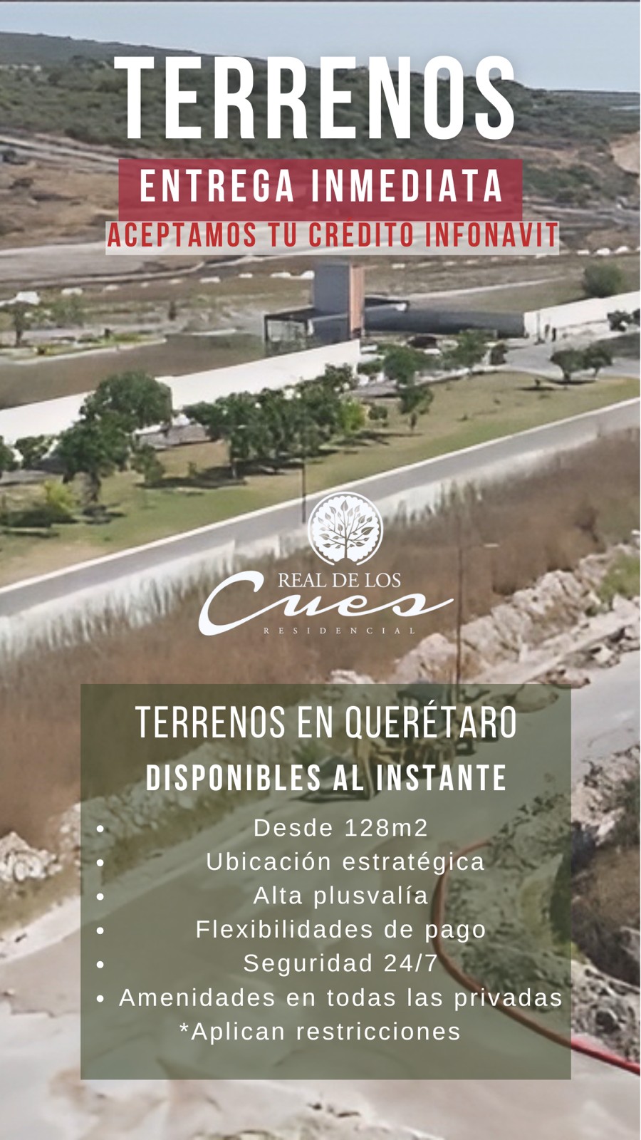 Real de los Cues Facebook ad from Feb 3, 2026