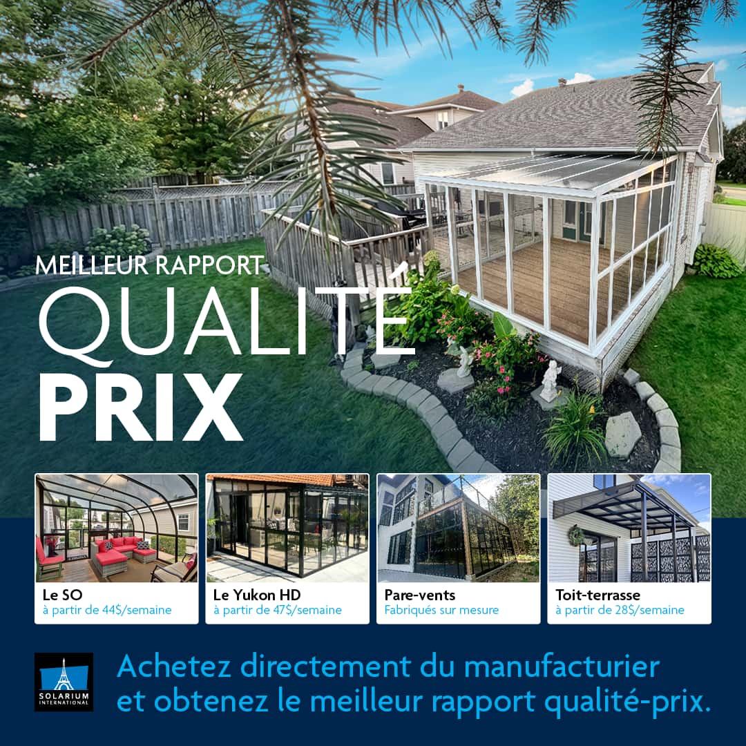 Solarium International Facebook ad: Faites entrer plus de lumière, plus d’espace et…