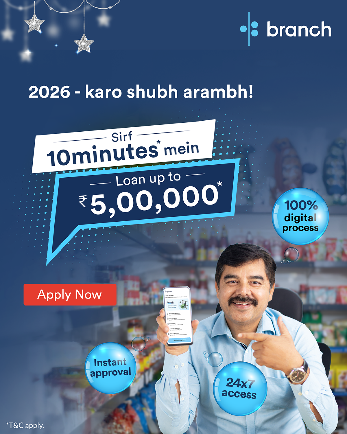 Branch International India Facebook ad