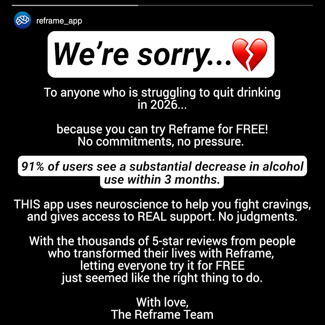 Reframe Facebook ad