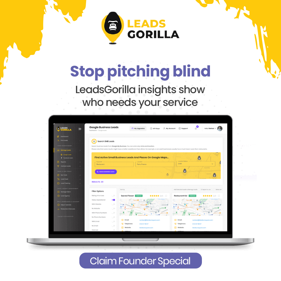 Leads Gorilla Facebook ad: Don’t Lose $5K Clients!