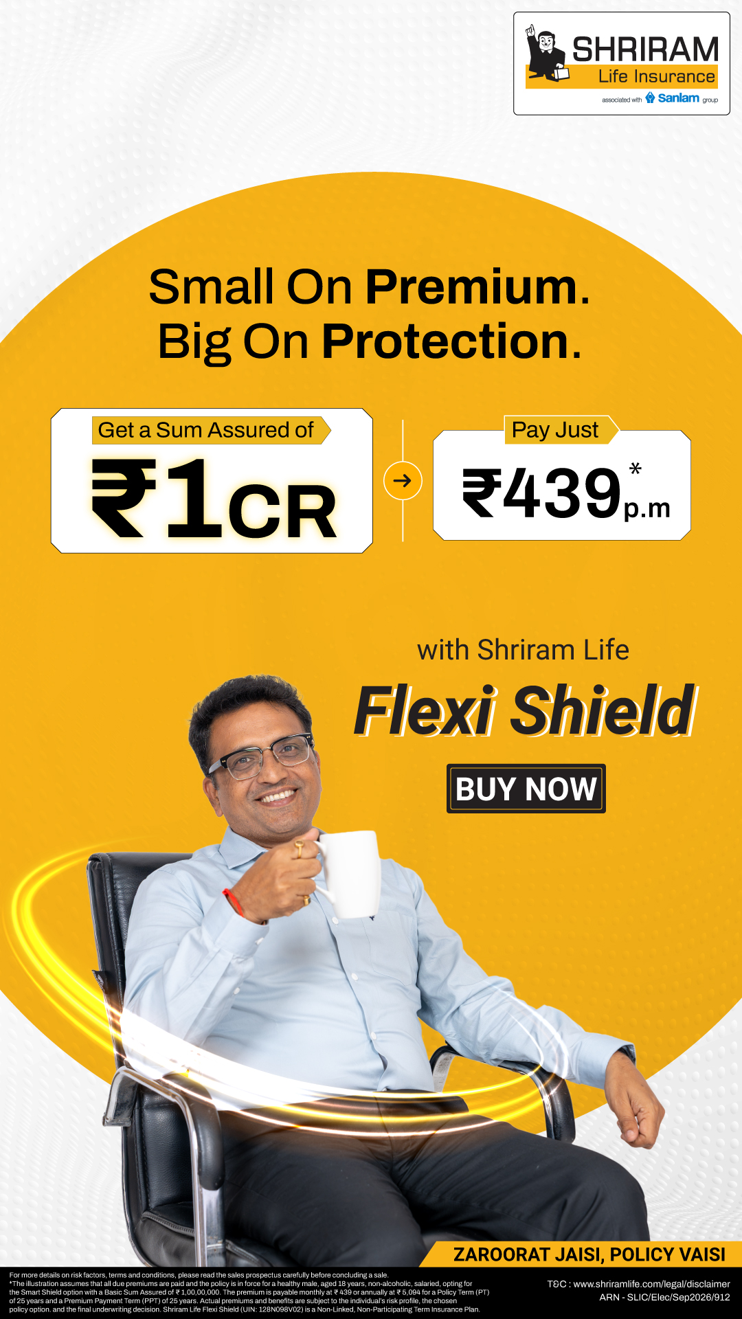 Shriram Life Insurance Facebook ad