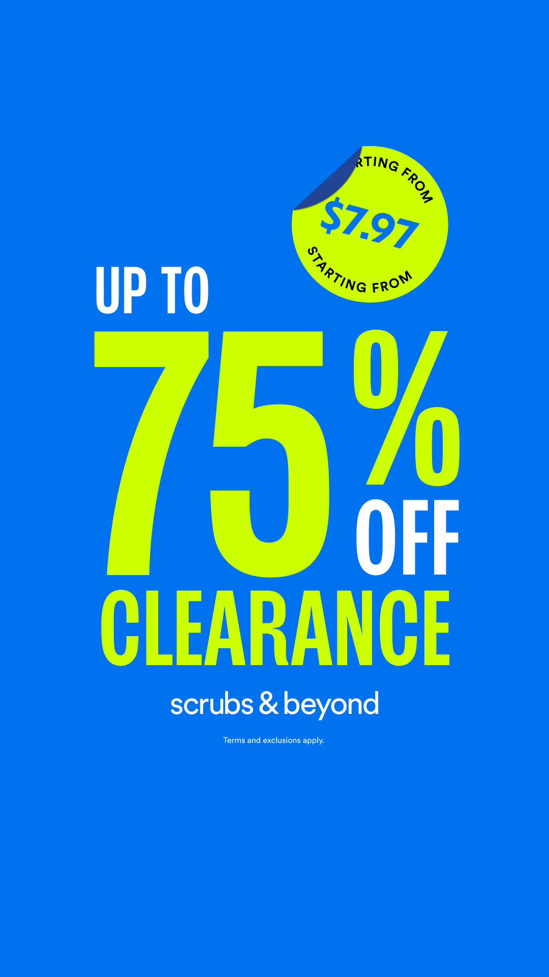 Scrubs & Beyond Facebook ad