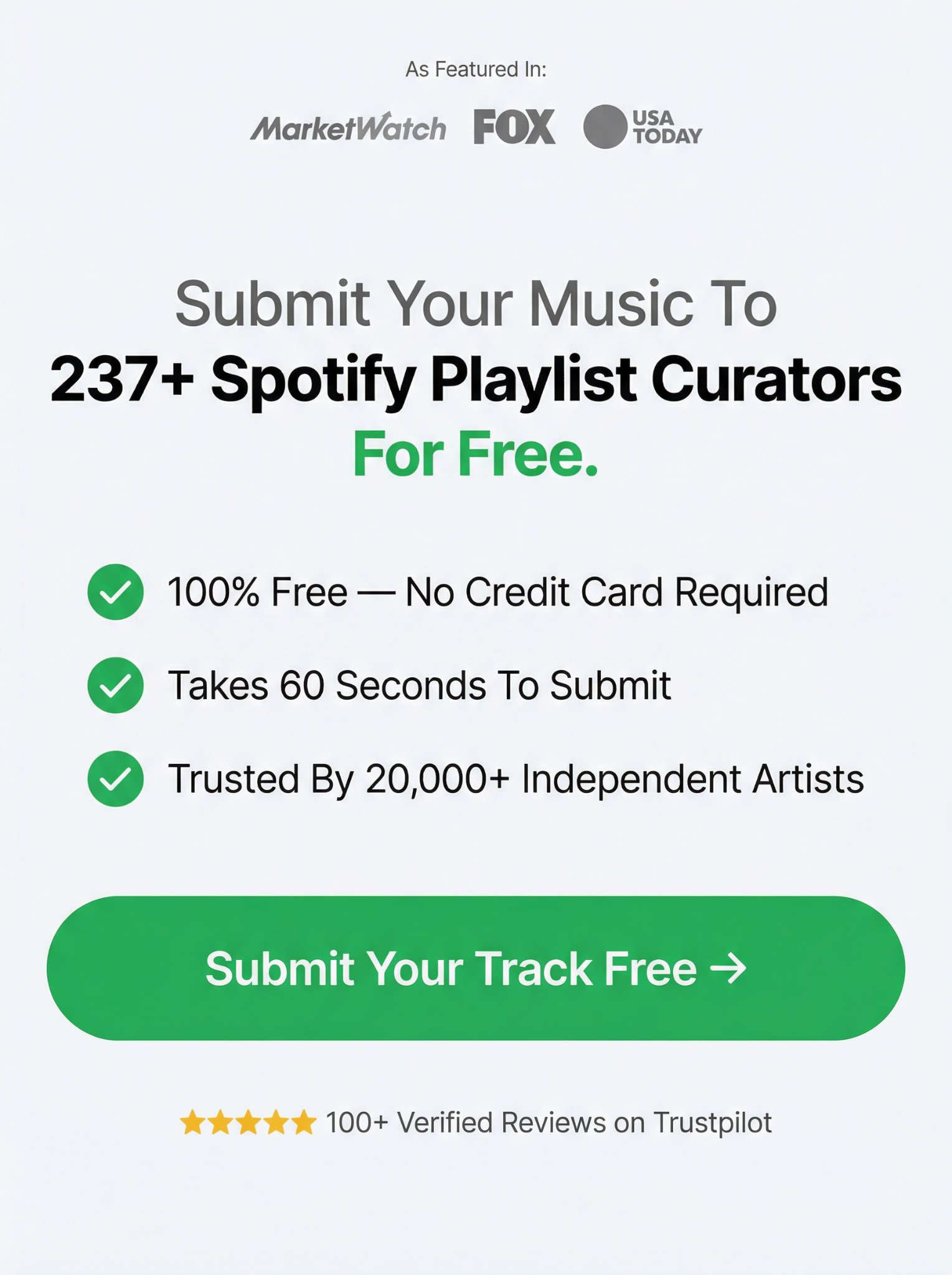 Musicvertising Facebook ad
