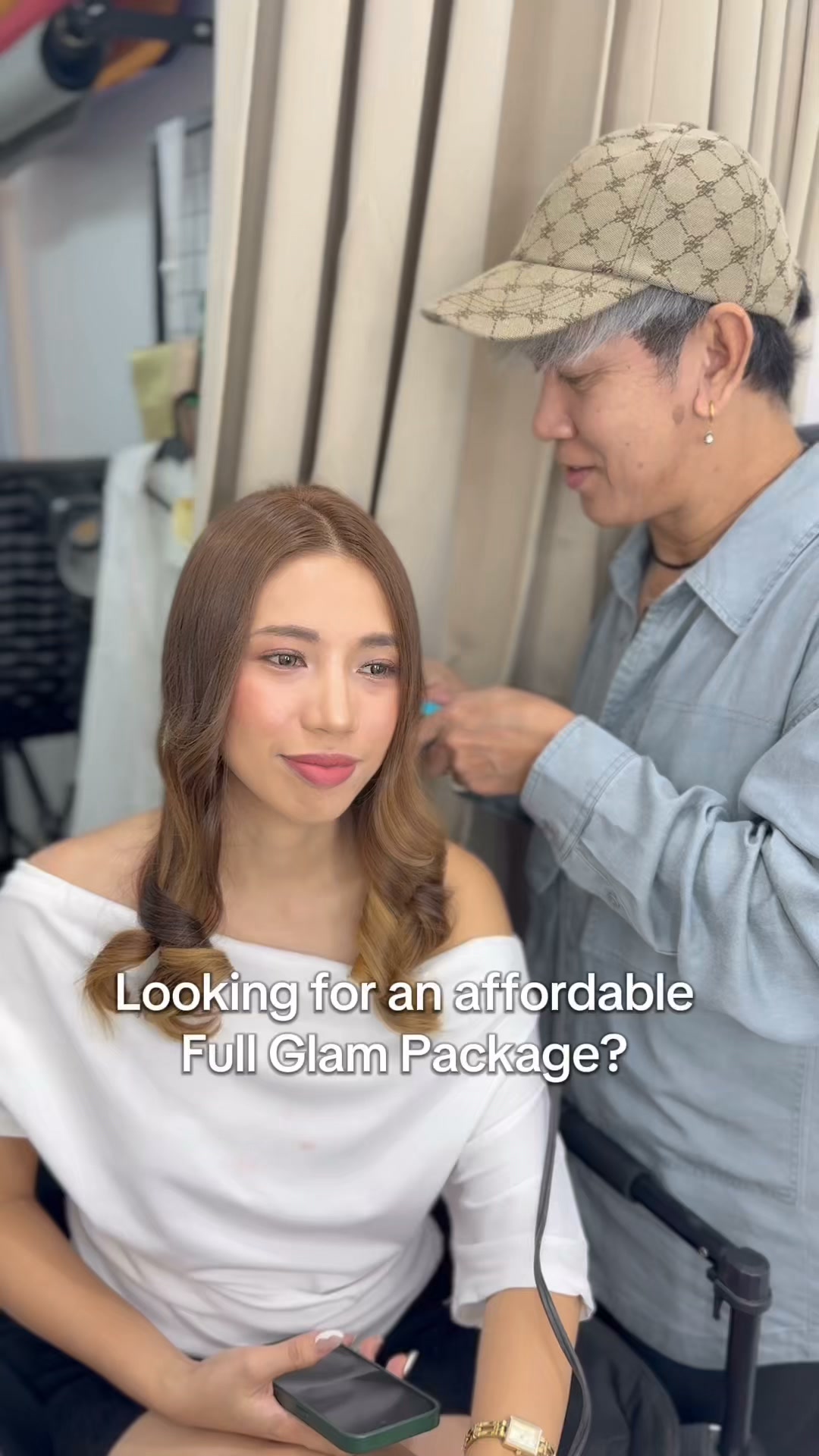 Prime Studios Facebook ad: FULL GLAM. FULL CONFIDENCE.