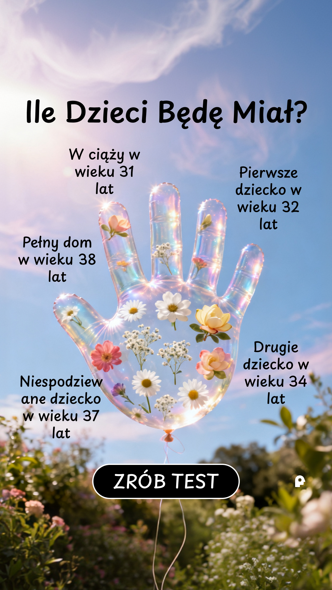 Nebula: Palm Reading Facebook ad