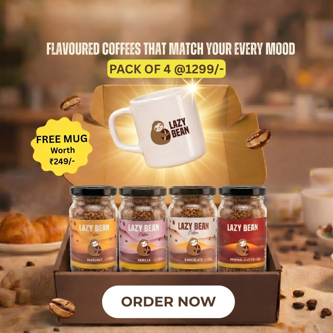 Lazy Bean coffee Facebook ad