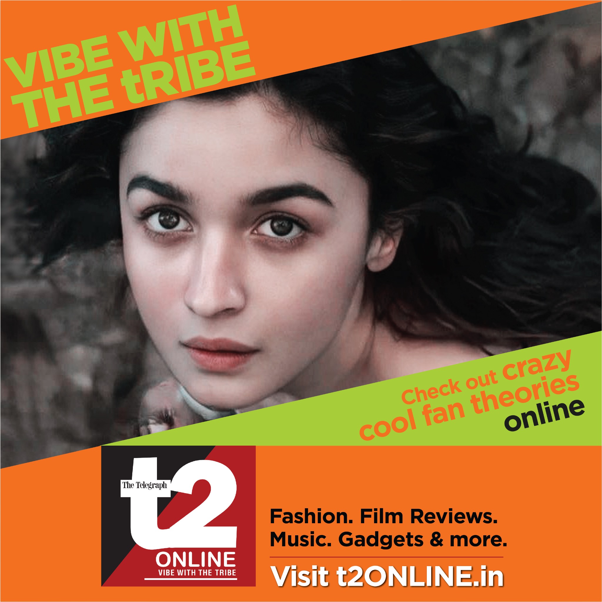 The Telegraph-t2 Facebook ad: Ultimate Destination of Entertainment.