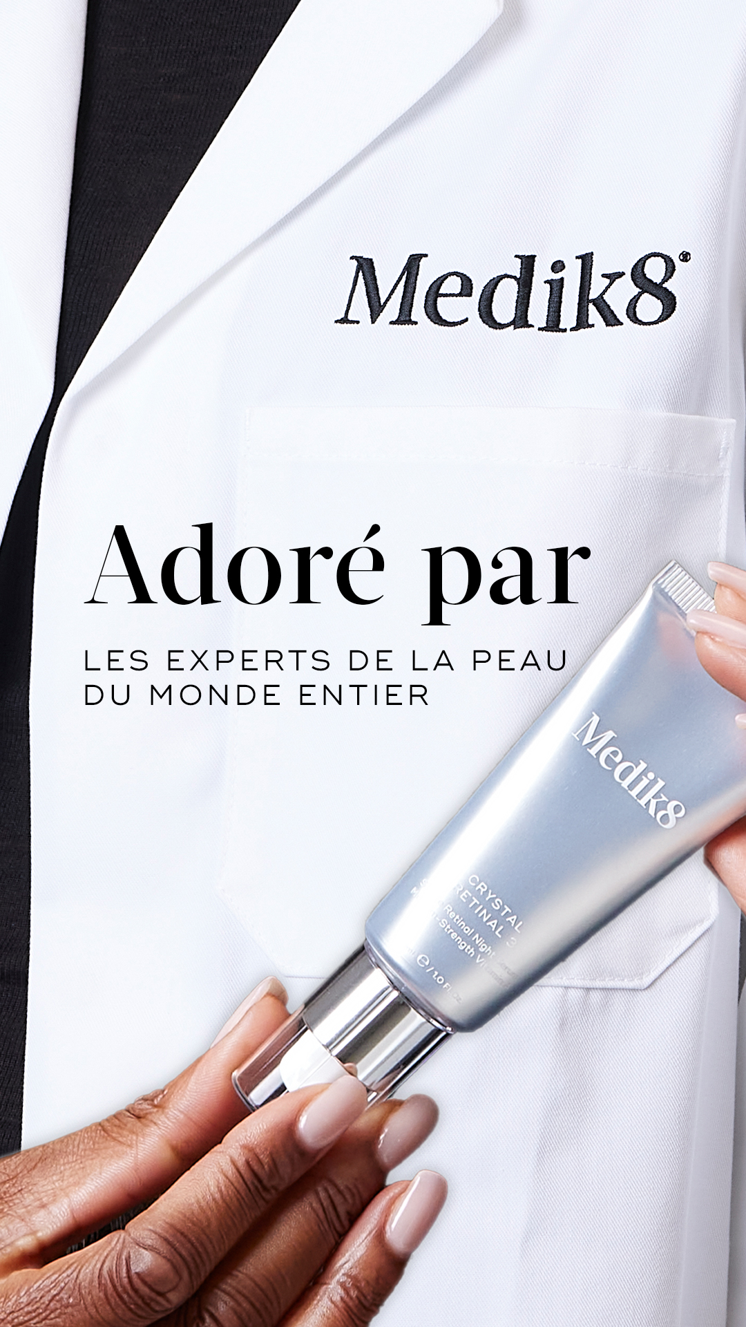 Medik8 Facebook ad: Le sérum rétinal n°1 mondial*