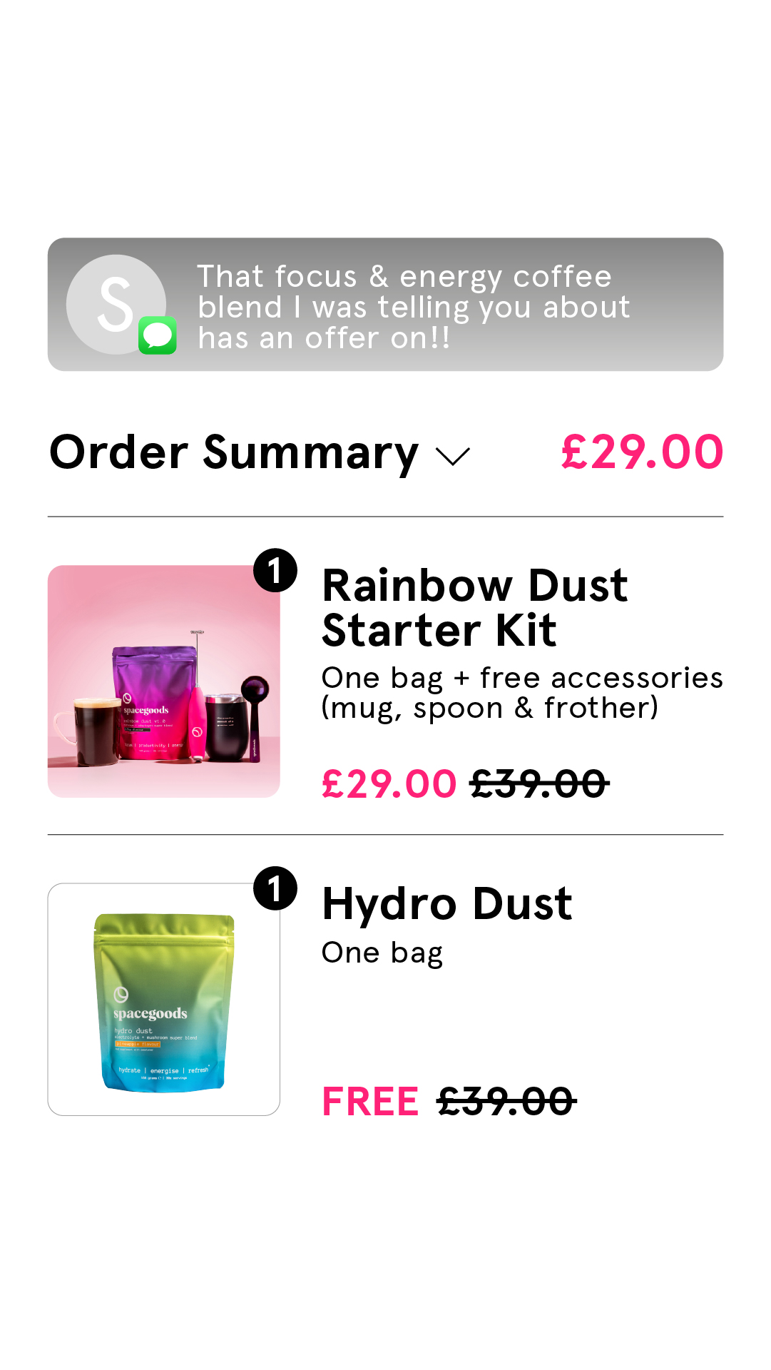 Spacegoods Facebook ad