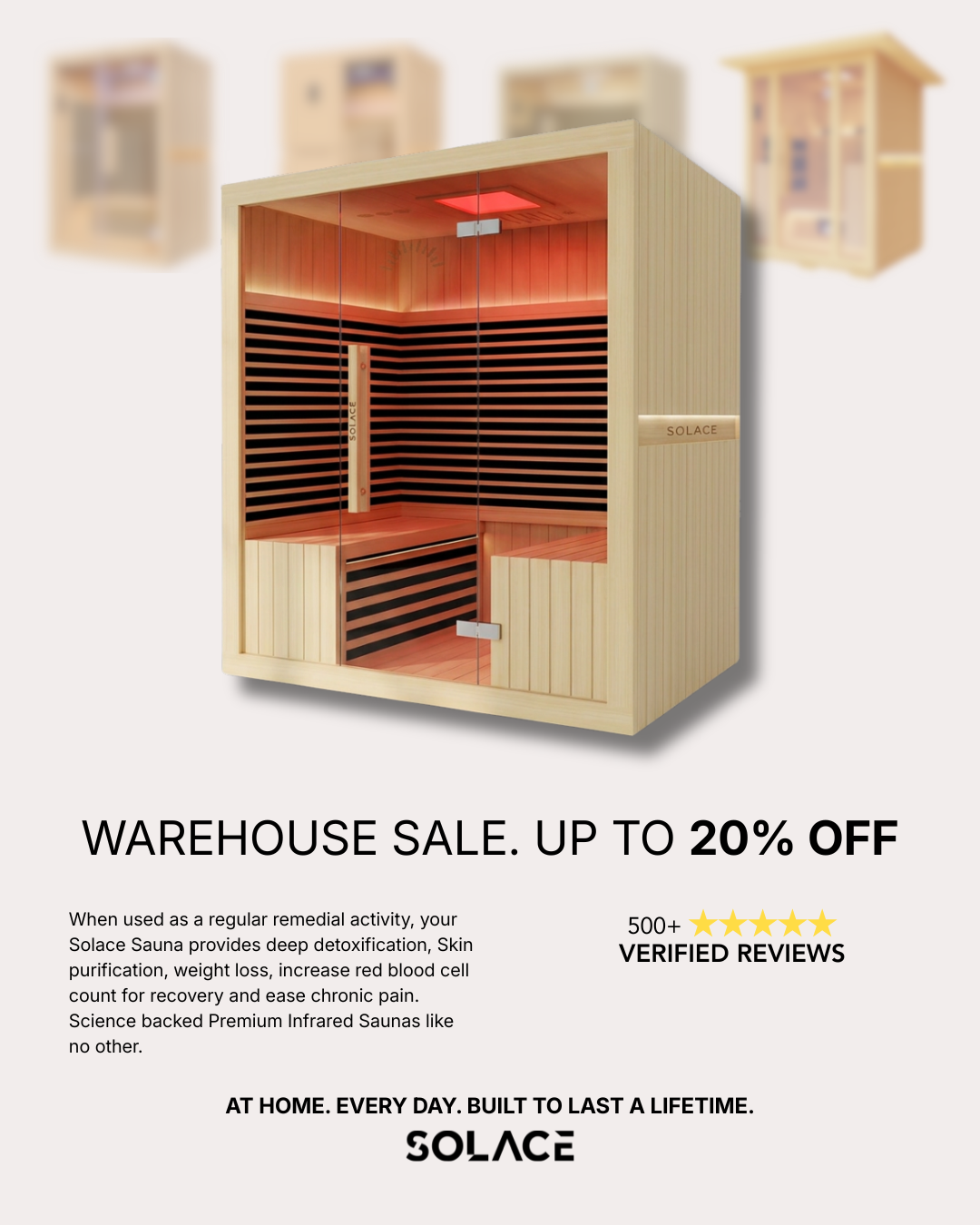 SolaceSauna Facebook ad: ๐จ๐ฃ ๐ง๐ข ๐ฎ๐ฌ% ๐ข๐๐ ๐ช๐๐ฅ๐๐๐ข๐จ๐ฆ๐ ๐ฆ๐๐๐