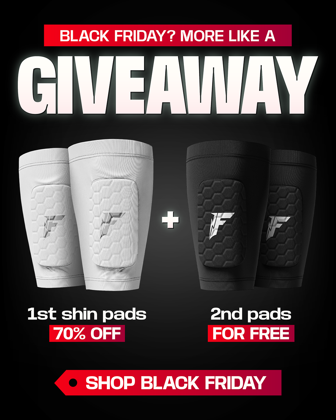 FLAIR Fútbol Facebook ad: Buy 1 Get 1 FREE + Up to 70% OFF Sitewide!