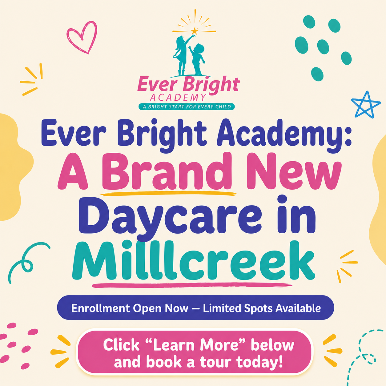 Little Geniuses Learning Center Facebook ad