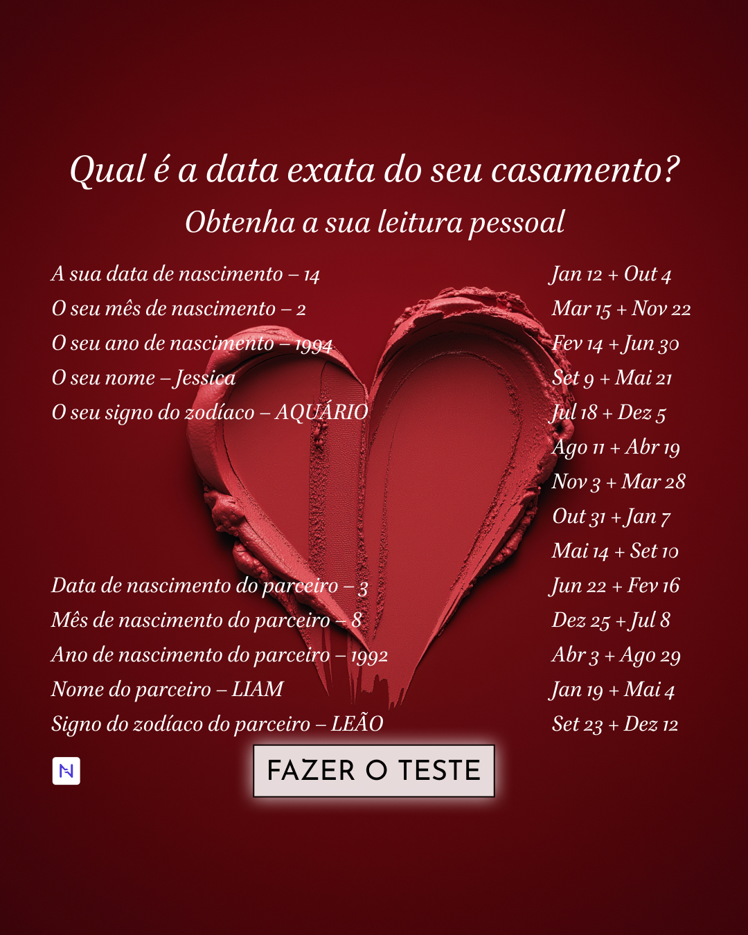 Nebula: Marriage Compatibility Facebook ad