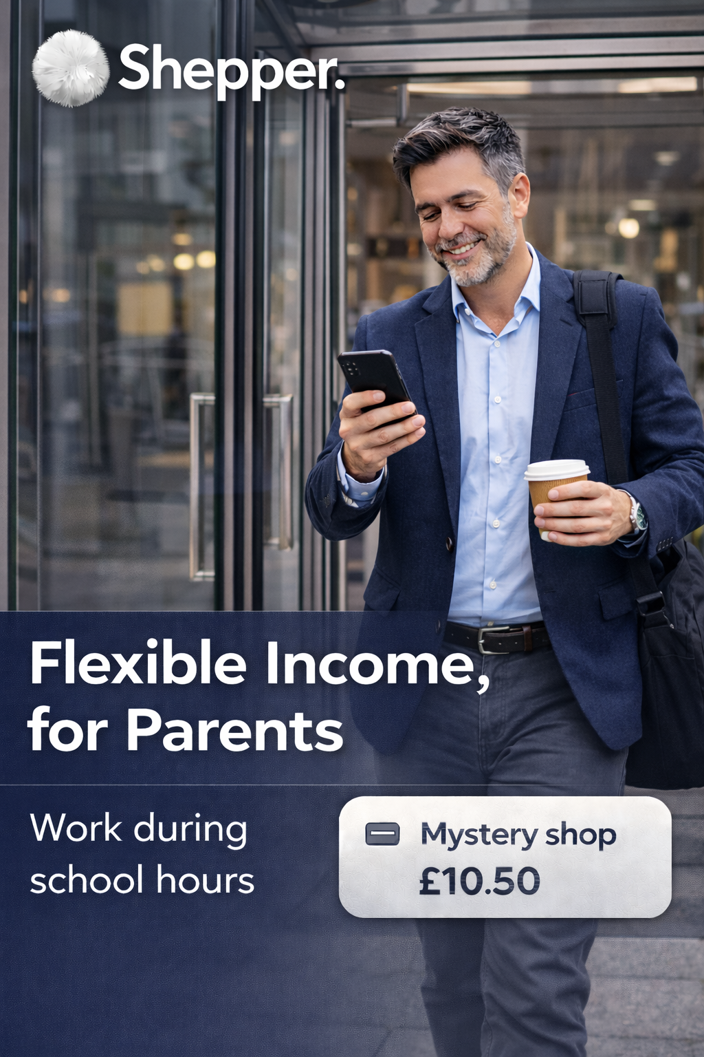 Shepper Facebook ad: Top up income, your way