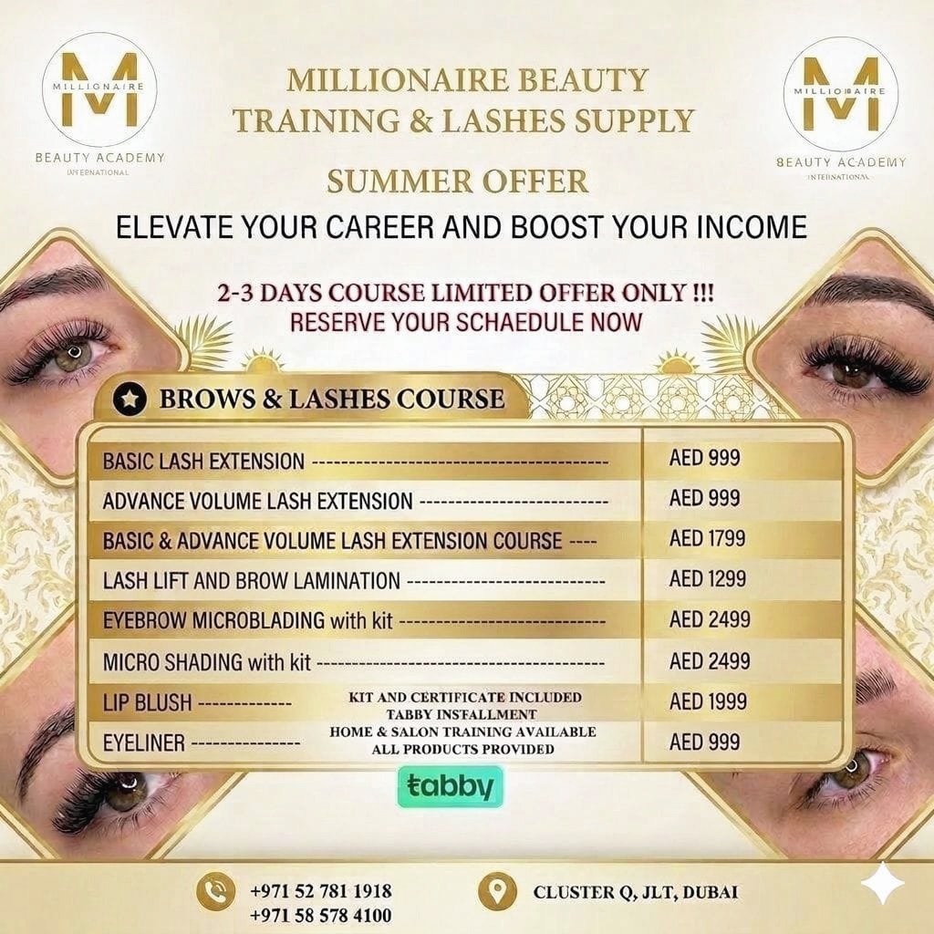 Millionaire Premium Lashes Facebook ad: EID OFFER LIMITED TIME OFFER