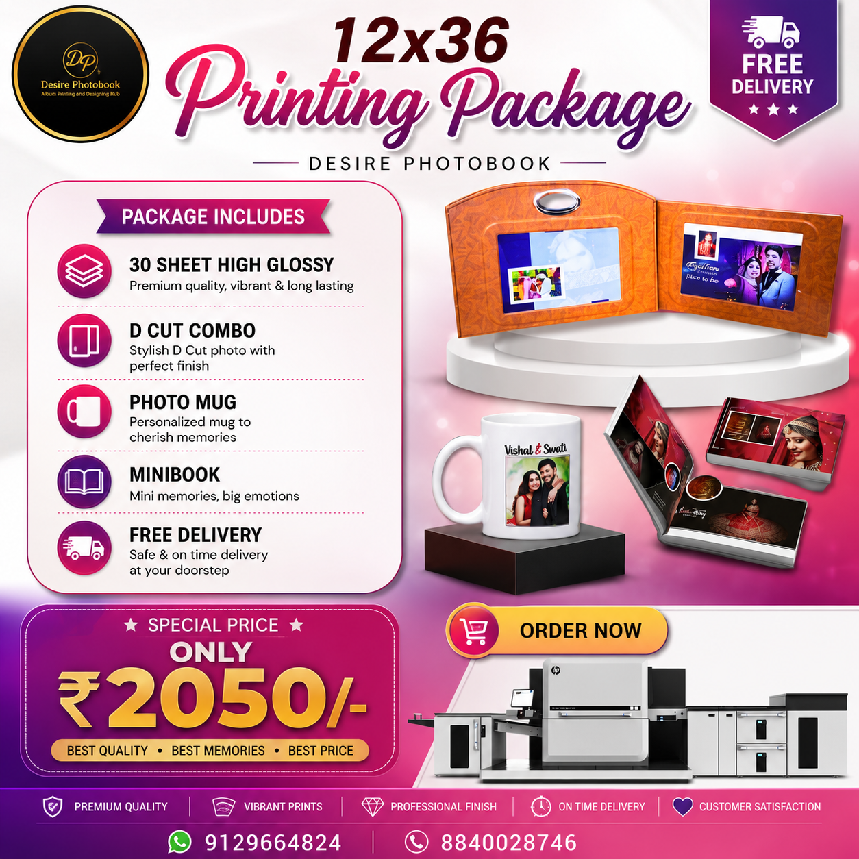 Desire Photobook Facebook ad: Chat with us