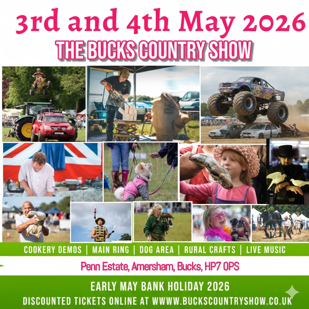 Bucks Country Show Facebook ad from Feb 10, 2026