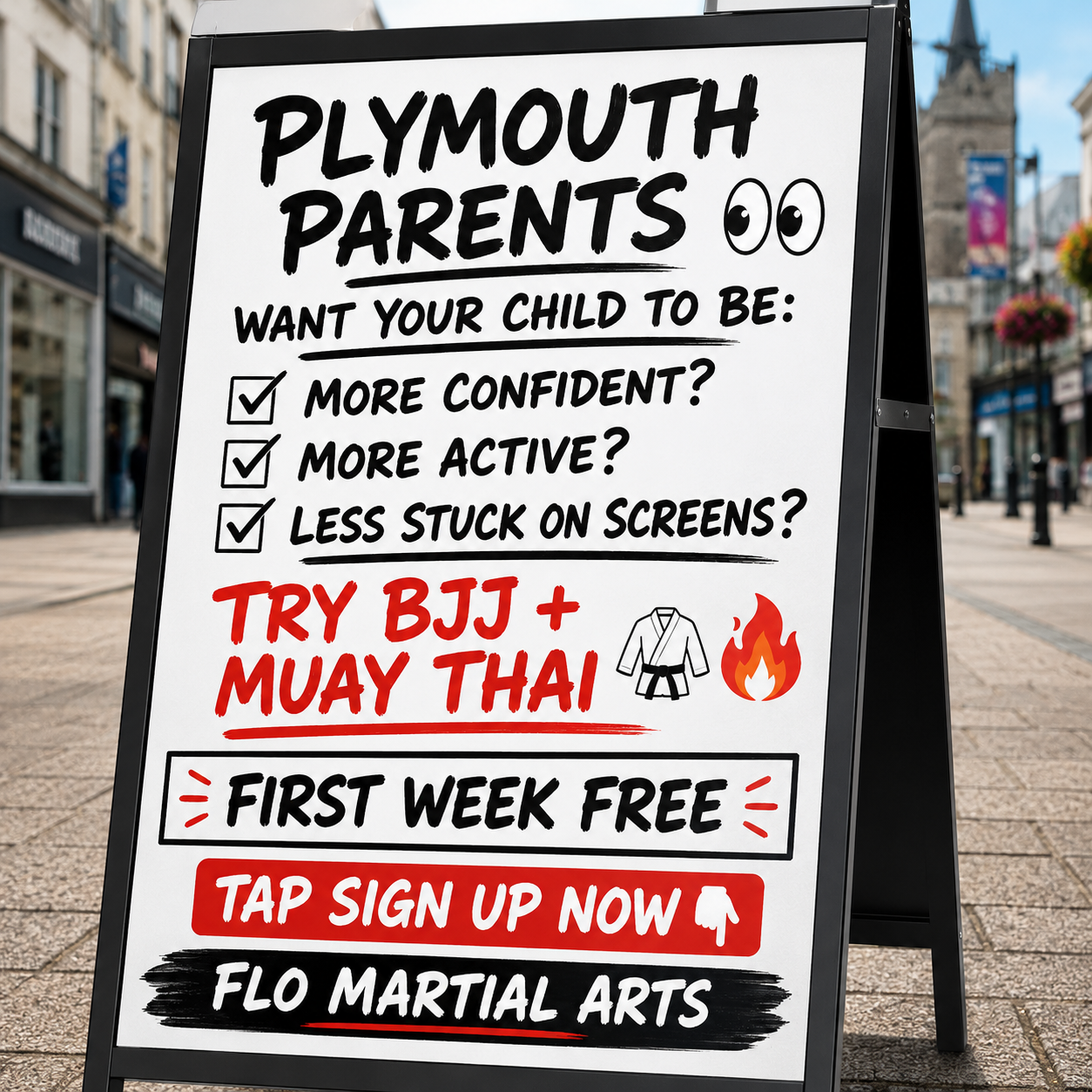 Flo Martial Arts Facebook ad