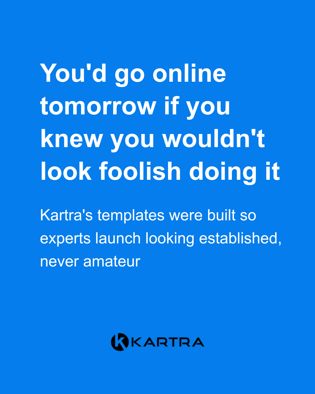 Kartra Facebook ad