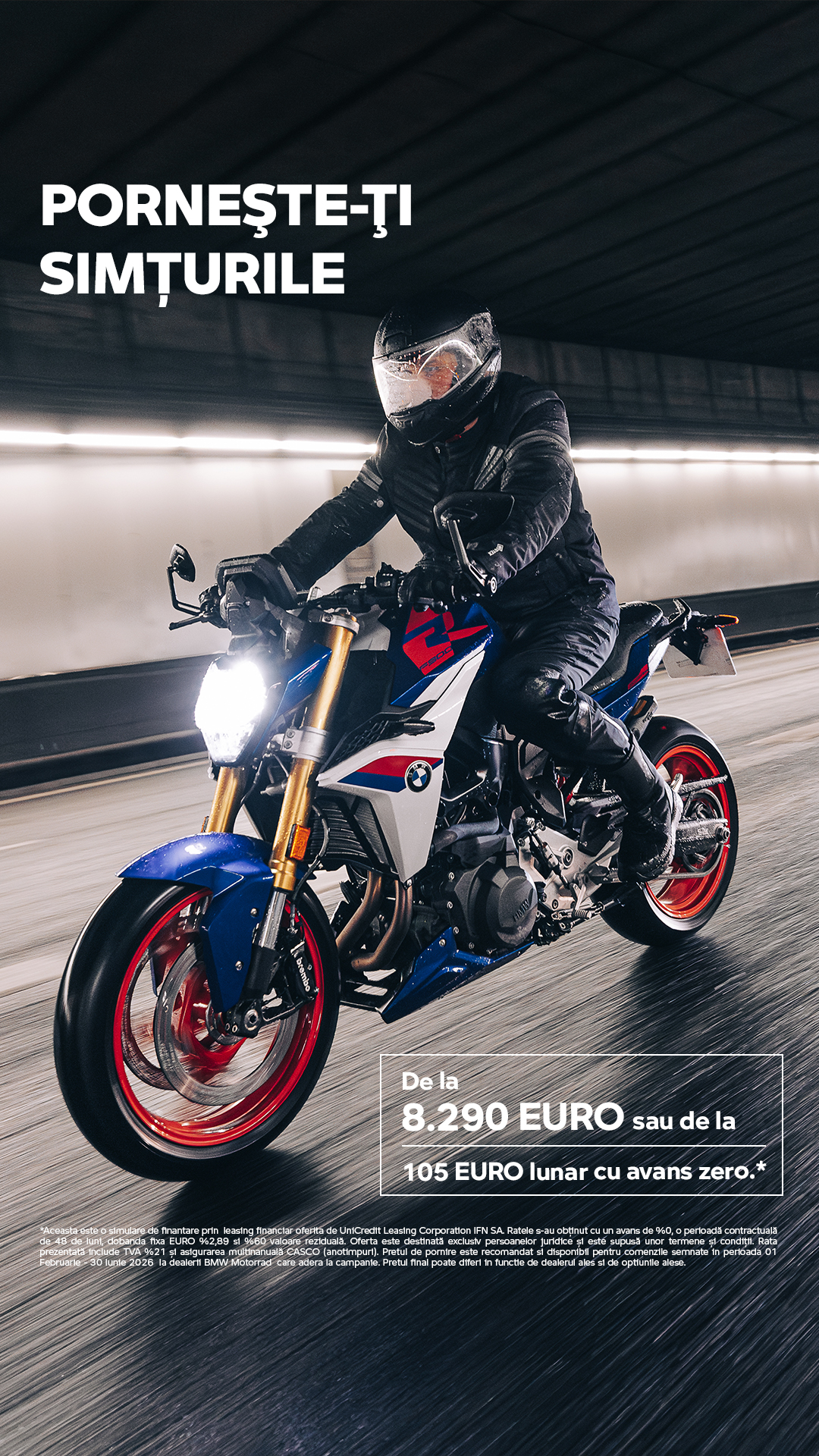BMW Motorrad Romania Facebook ad from Apr 16, 2026