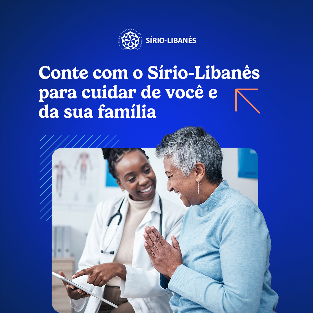 Sírio-Libanês Facebook ad: Conte com mais de 100 anos de história…